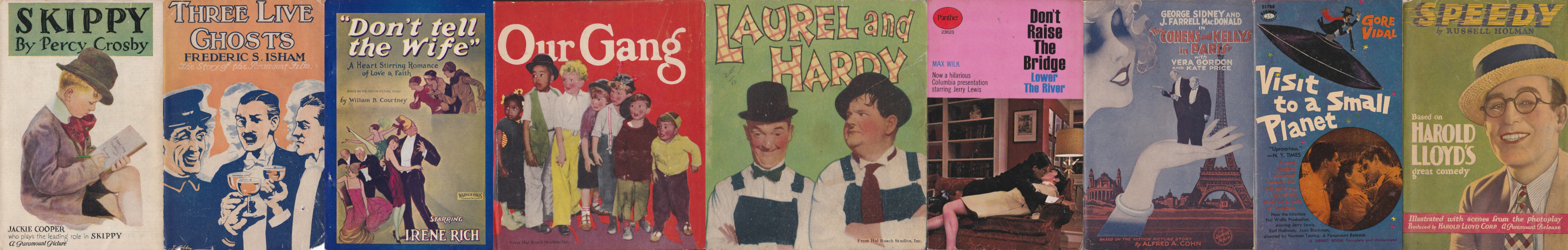 Comedy PhotoPlay Editions Hardcovers and Paperbacks